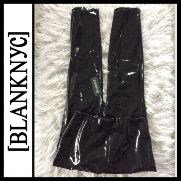 NWT [BLANKNYC] Dominatrix Faux Patent Leather Pant - Picture 7 of 11